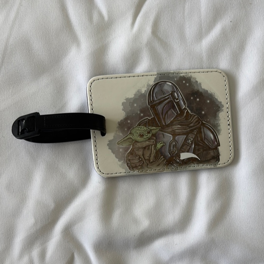 Star Wars Mandalorian and Grogu Luggage Tag